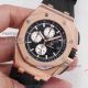 Perfect Replica Audemars Piguet Royal Oak Offshore Rose Gold Case Black Face Chronograph 44mm Watch  (9)_th.jpg